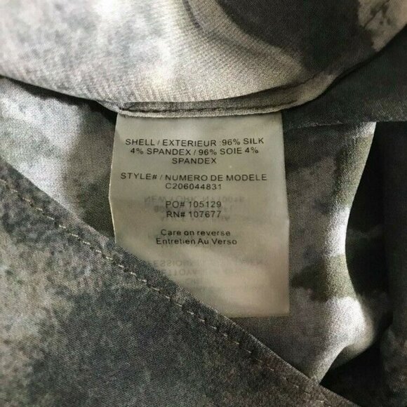 ALICE + OLIVIA Sleeveless Blouse Size Small Silk Back Zipper - Picture 6 of 6